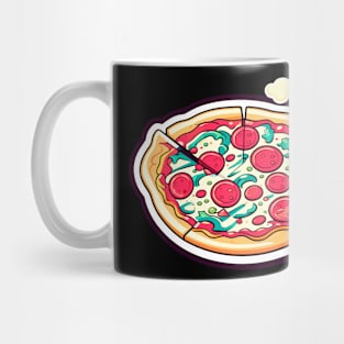 Pizza Slice Illustration Mug